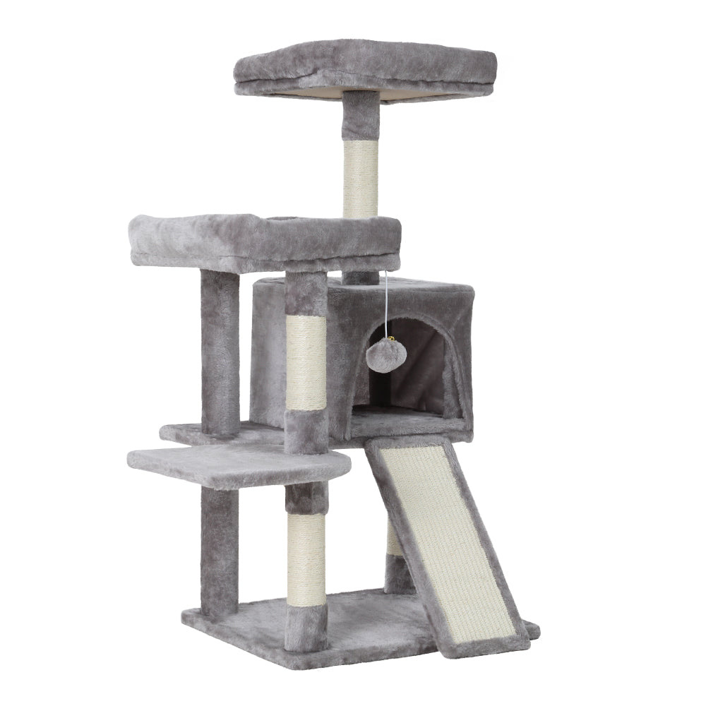 I.Pet Cassey Cat Tree 103cm Scratching Post - Grey