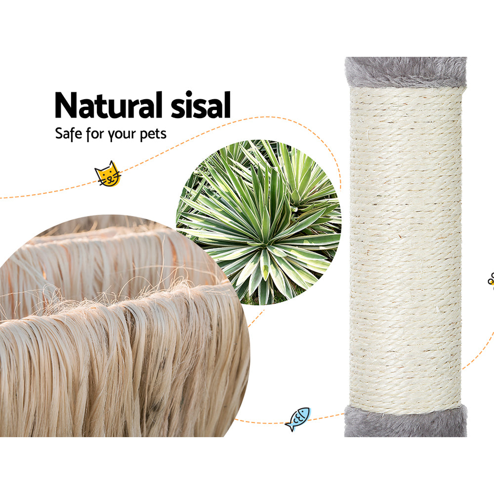 I.Pet Cassey Cat Tree 103cm Scratching Post - Grey