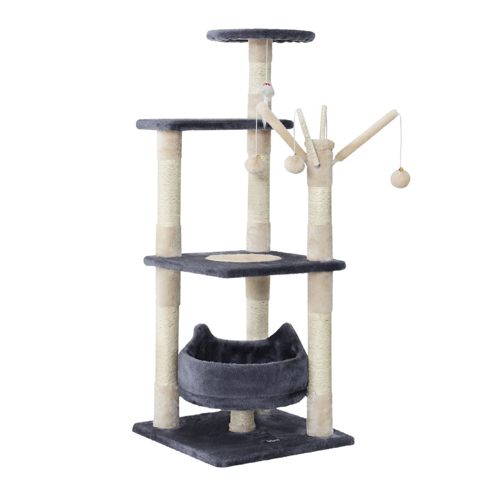 I.Pet Myra Cat Tree 110cm Scratching Post - Dark Grey