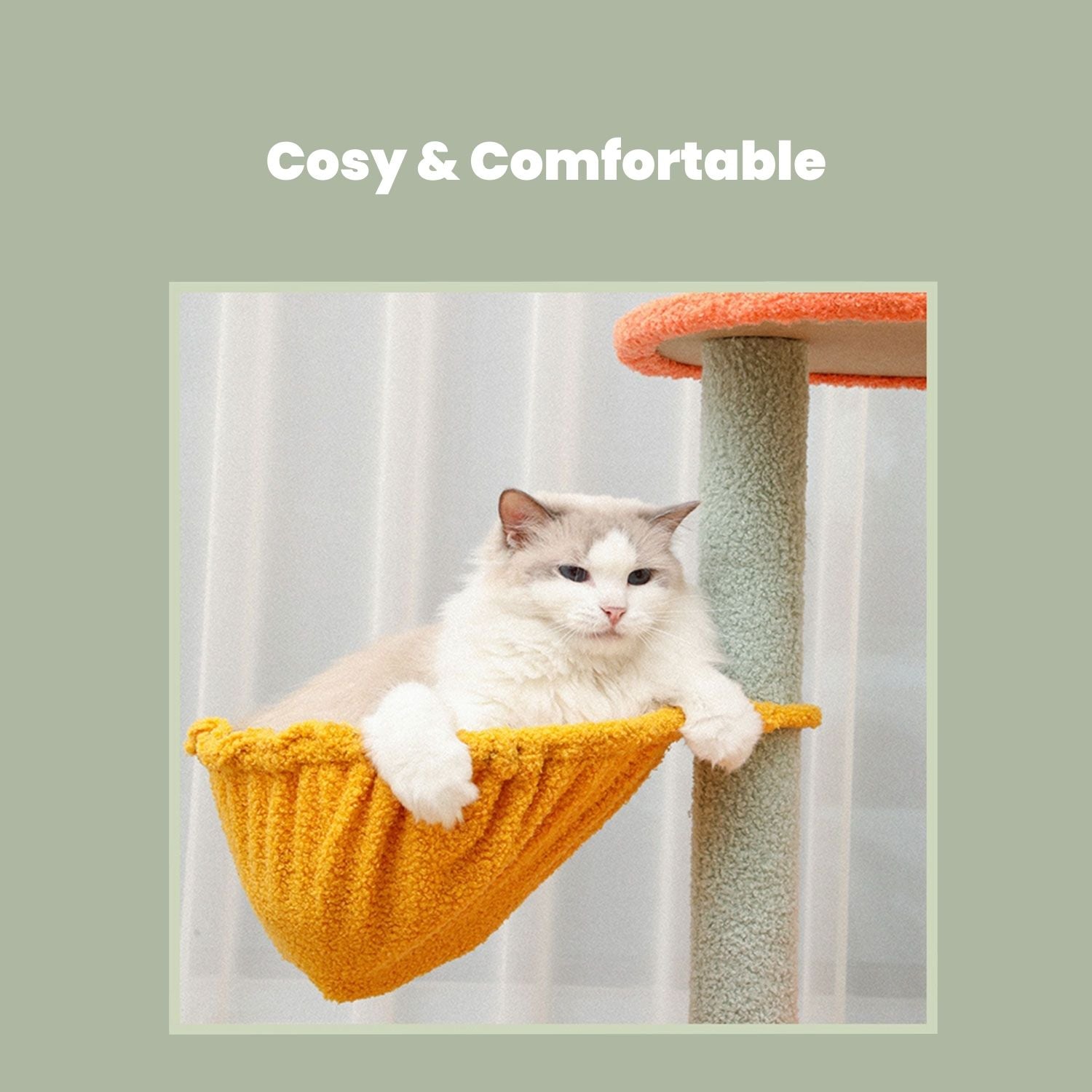 Floofi 143cm Dinosaur Cat Condo Cat Tree – Green