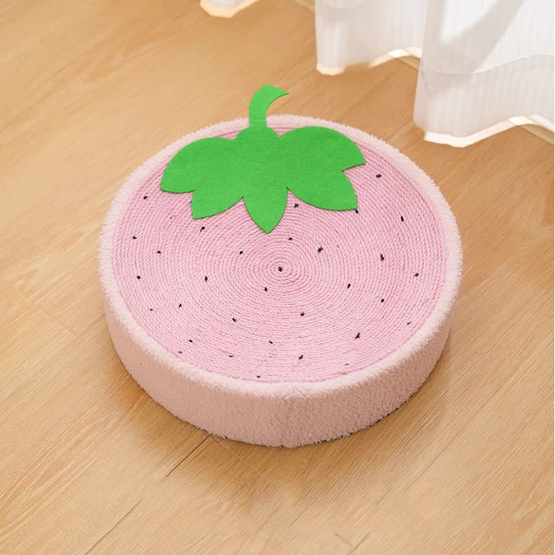 Strawberry Shaped Cat Scratcher Bed