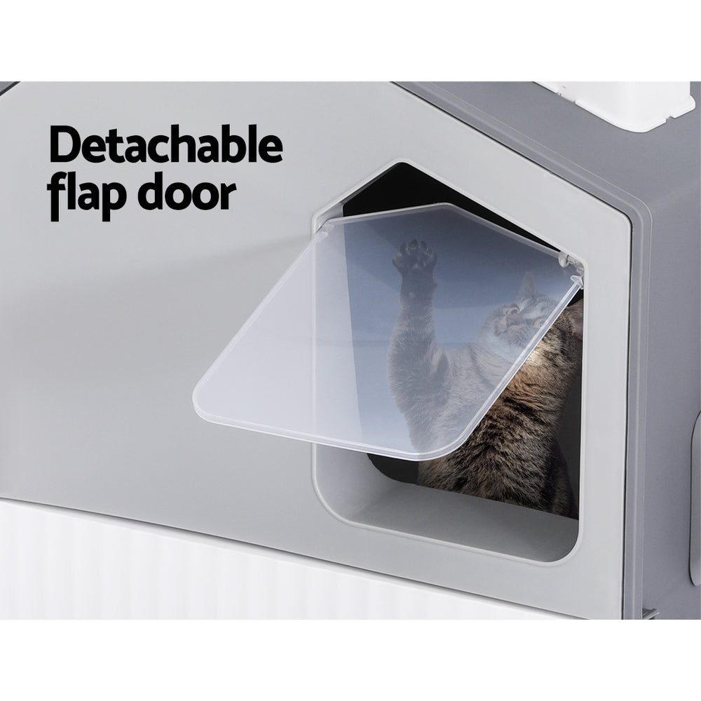 i.Pet House-Shaped Cat Litter Box – Stylish & Practical