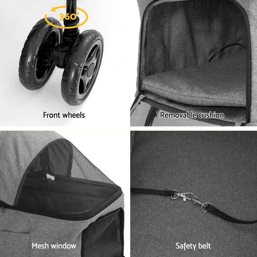 Luxury I.Pet 3-in-1 Pet Stroller