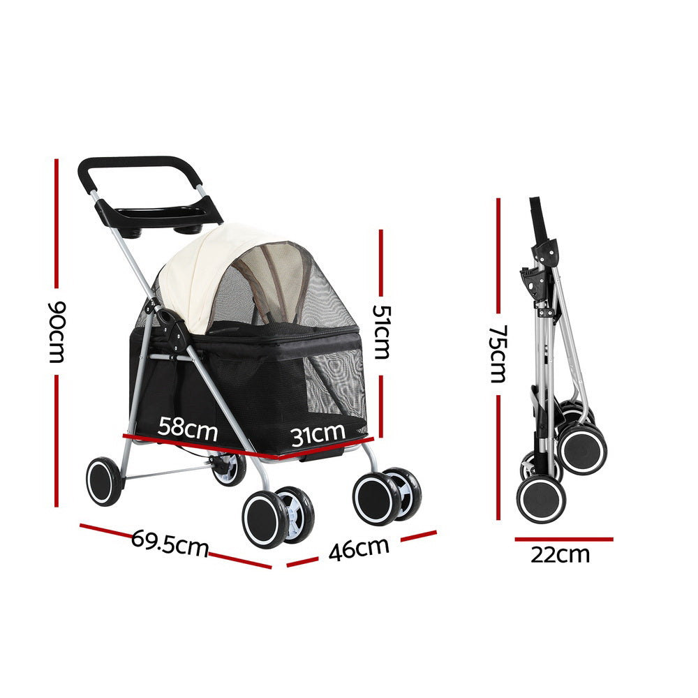 Luxury I.Pet Stroller - Walks Made Easy