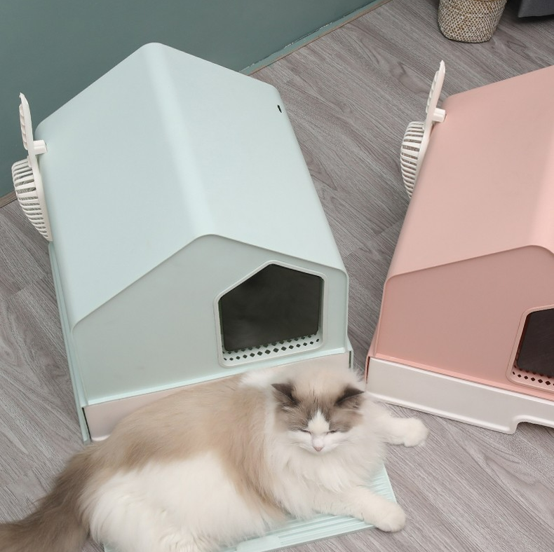 i.Pet House-Shaped Cat Litter Box – Stylish & Practical