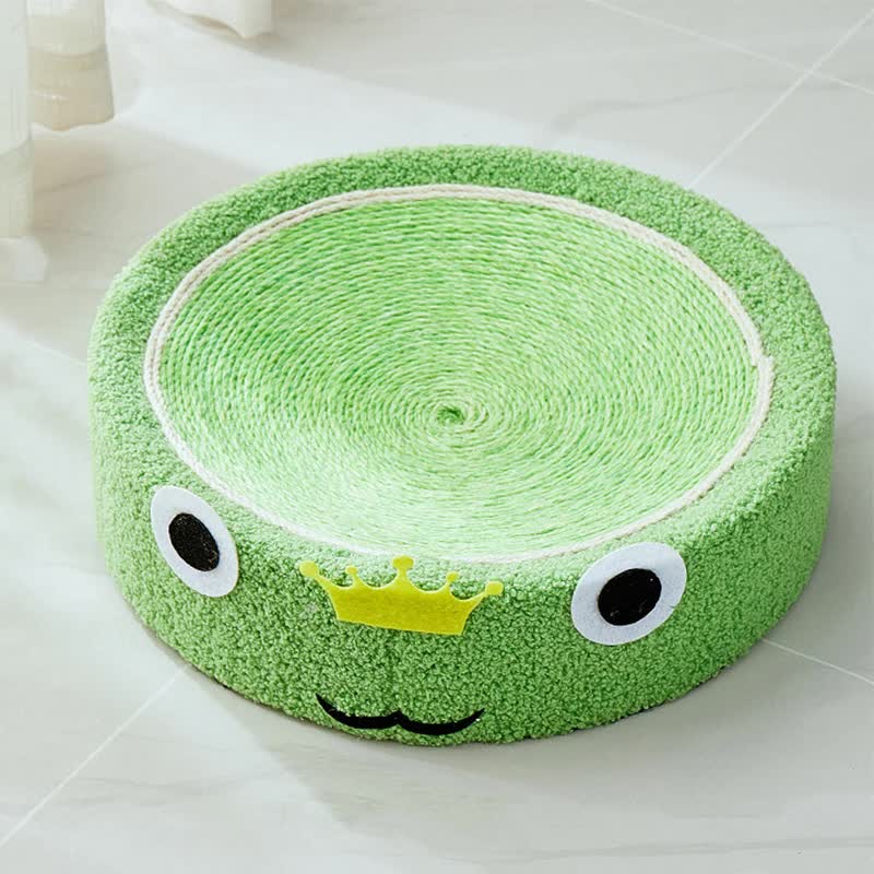 Green Frog Cat Scratcher Bed